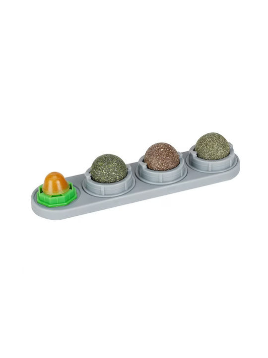Set 4 Catnip Balls Cats Plant Extract Edible