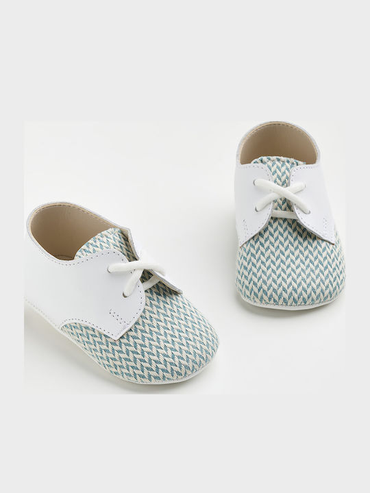 Ever Kid Βαπτιστικά Υφασμάτινα Sneakers Αγκαλιάς Λευκά
