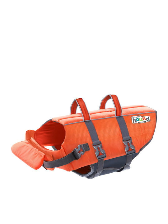 Vesta De Salvare Pentru Câini Mărimea S Outward Hound Granby Splash Greutate Minimă 6,5 Kg Portocalie Accente Reflectorizante Curele Reglabile Bandă Abdominală Mâner De Salvare