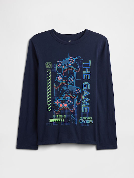 Παιδική Μπλούζα Μακρυμάνικη Navy Tapestry