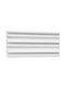 Anartisi Triple Metallic Curtain Track in Color 140cm