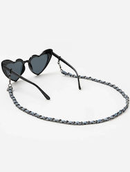 Αλυσιδα Γυαλια Lcf Cali Glasses Chain 72cm Denim Fabric