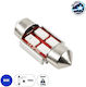 GloboStar Car Lamp C5W Canbus LED Blue 12V 2.5W