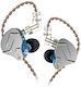 KZ In Ear Headphones Zsn Pro Blue