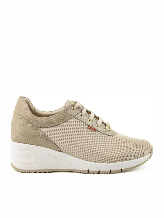 Ragazza Damen Sneakers Beigen