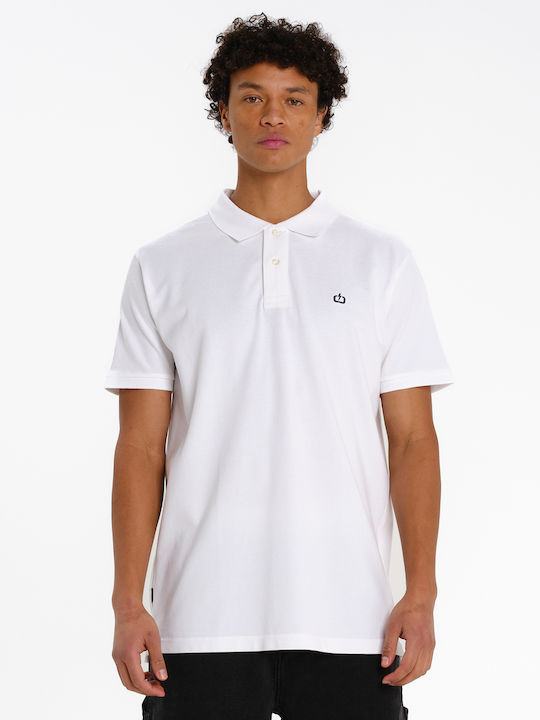 Emerson Polo Short Sleeve White Blouse