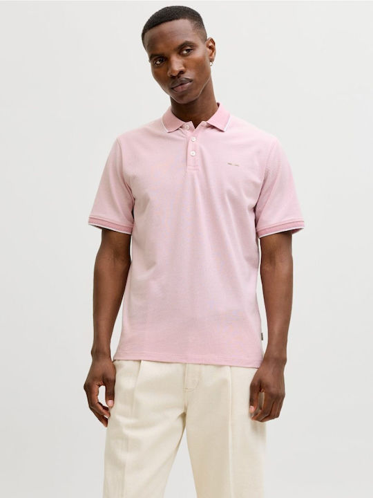 Jack & Jones Polo Herrenblusen Rosa Nectar