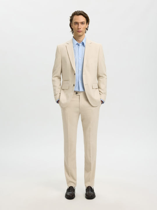 Selected Pantaloni Elastic Gri