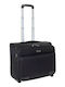 Diplomat Small The Atlanta Collection Cabin Fabric Black Suitcase With 2 Wheels Height 42cm