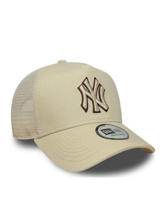 New Era Neyyan Männlicher Jockey mit Netz Beiges