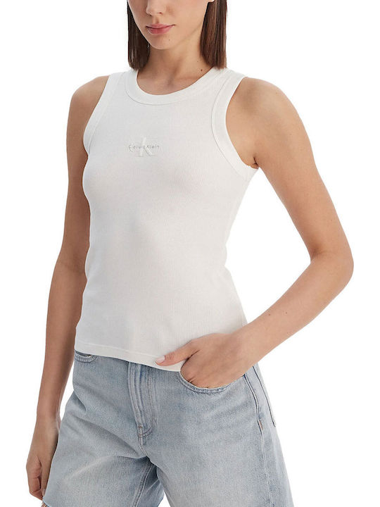Calvin Klein Women's Cotton Sleeveless Top White