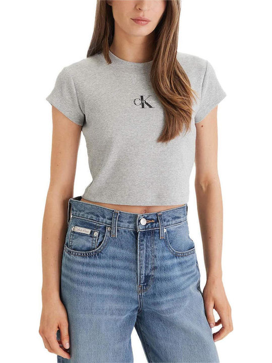Calvin Klein Γυναικείο T-shirt Grey Heather
