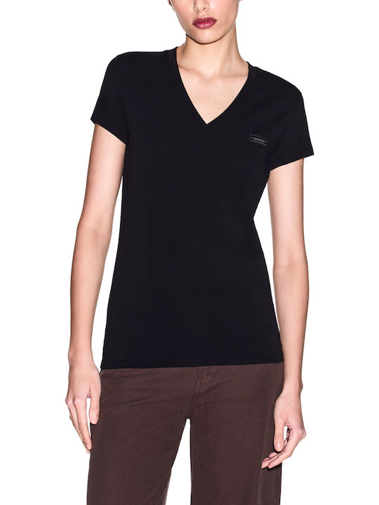 Armani Exchange Damen T-Shirt Schwarz