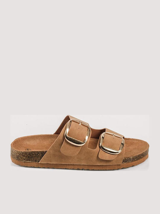 The Shoemart Women's Flat Sandals Tabac Brown