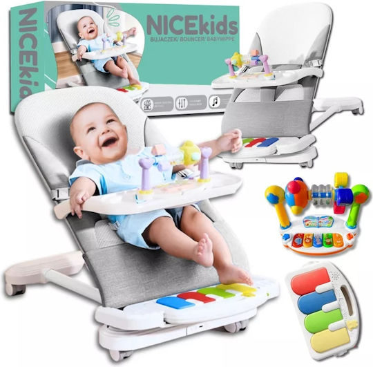NICEkids Electric Balansoare Si Leagăne Bebeluşi Gri