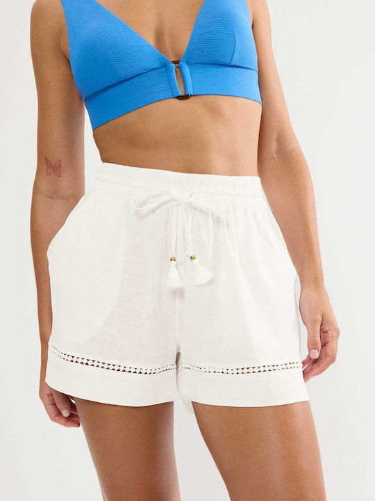 Triumph Women's Beach Shorts Silk White