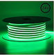 Bandă LED Rezistentă La Apă 24V Lumină Verde 5m...