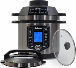 Salente Πολυμάγειρας 1500W με Χωρητικότητα 6lt Γκρι