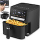 Berdsen Air Fryer 6.5lt Μαύρο BD-662