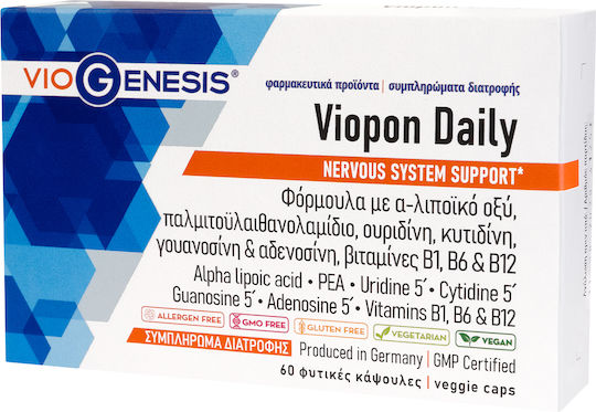 Viopon Daily Acid Alfa Lipoic 60 Capsule Pe Bază De Plante