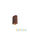 Viokef Azores Modern Wall Lamp Brown 17cm