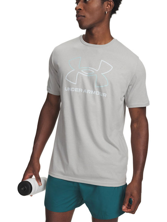 Under Armour T-shirt Light Gray-White