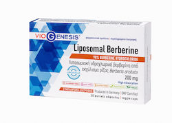 Viogenesis Liposomale Berberin 200mg 30 Pflanzliche Nahrungsergänzungsmittel Reine