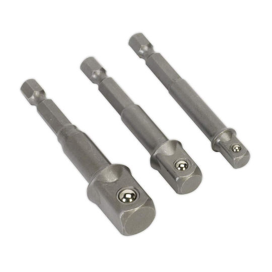 Sealey Set Biți Cu Cap Hexagonal 3 Bucăți Unealtă Electrică 1 Bucată Ak4929