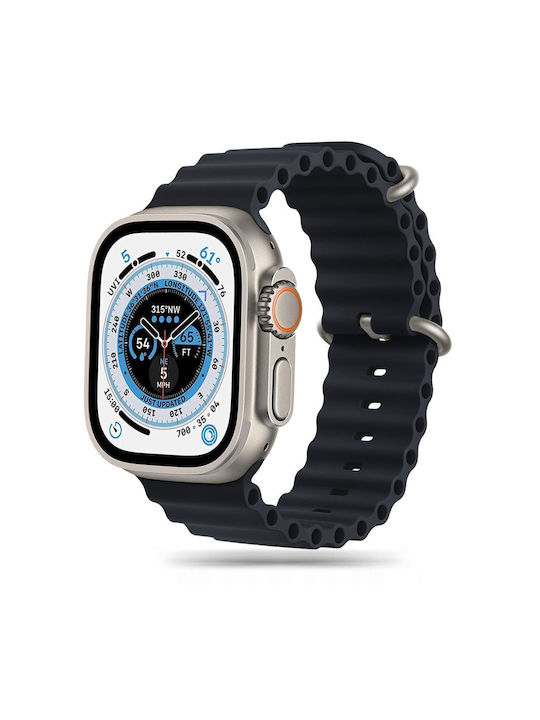 Homies Iconband Pro Ocean Λουράκι Σιλικόνης Μαύρο Apple Watch 42 44 45 49mm