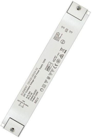 Zambelis Lights Remote LED Power Supply Magnetic Track Power 120W with Output Voltage 24V