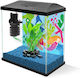 Aquael Set Leddy Aquarium Fish Tank Capacity 320lt Includes Lighting Filter 12.6x15x30cm Black