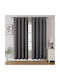 Cucraf Perdea Opacitate Fereastra Cu Capse Gri Deschis 52x72cm