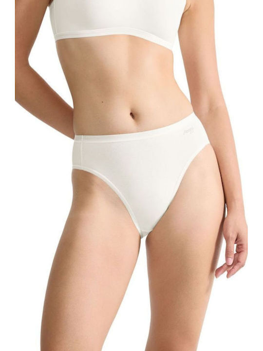 Sloggi Chiloți Pentru Femei Slip 3 Pack Albi