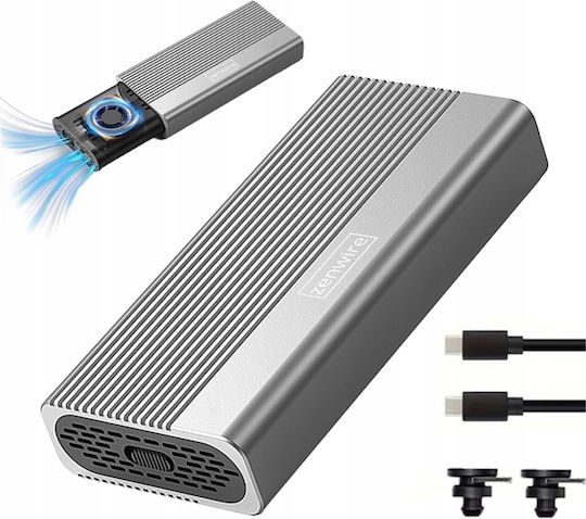 Zenwire Case for M.2 SATA III NVME Hard Drive with Thunderbolt Type-C Connection