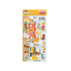 Tweeny Decor Weihnachtsaufkleber Katzen 9x17,5cm 272025