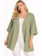 Women's Cardigan Light Green SH-55080-26CA-GREEN