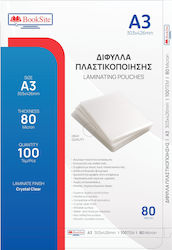 Booksite Laminierfolien A3 80 Mikron Booksite Laminierfolien A3 80 Mikron
