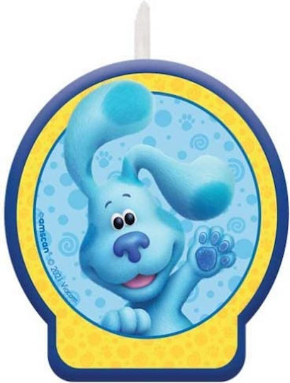 Amscan 9913274 Lumânare De Ziua De Naștere Blues Clues Multicoloră