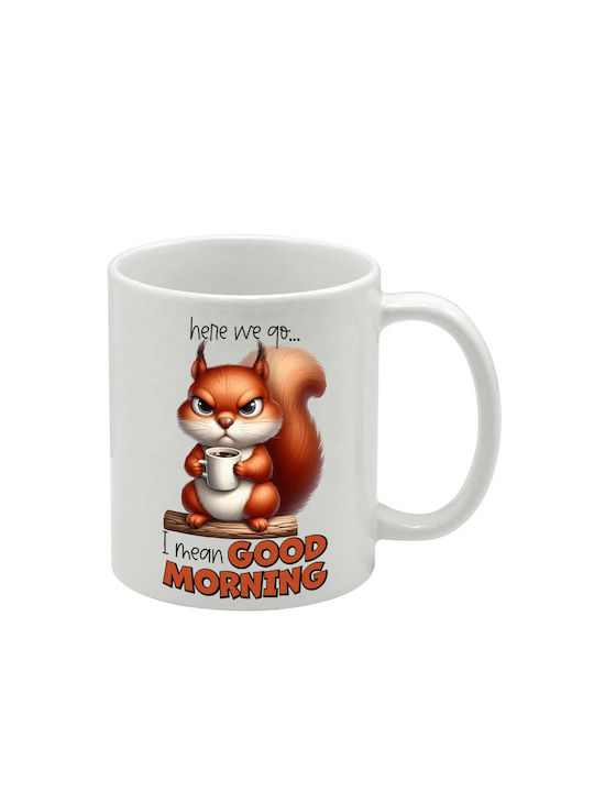 Λευκή Κούπα Funny Animals