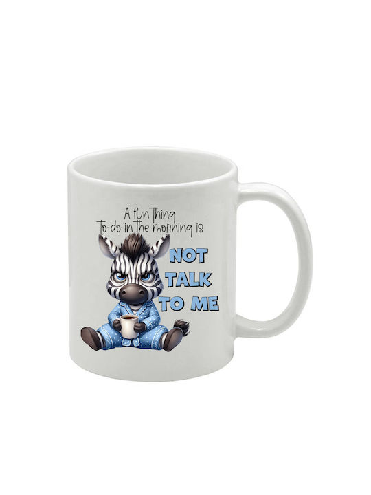 Λευκή Κούπα Funny Animals