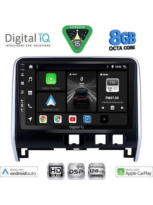 Digital IQ Car Audio System for Nissan Serena 2016-2022 Bluetooth USB WiFi GPS Apple CarPlay Android Auto with 10" Touch Screen