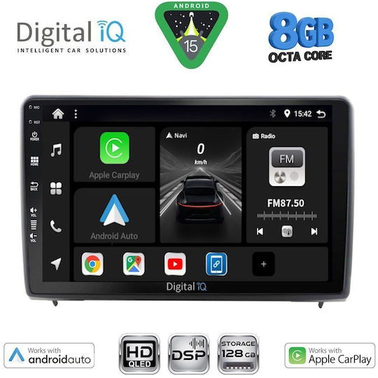 Digital IQ Car Audio System for Ford EcoSport 2018-2022 Bluetooth USB WiFi GPS Apple CarPlay Android Auto with 10" Touch Screen