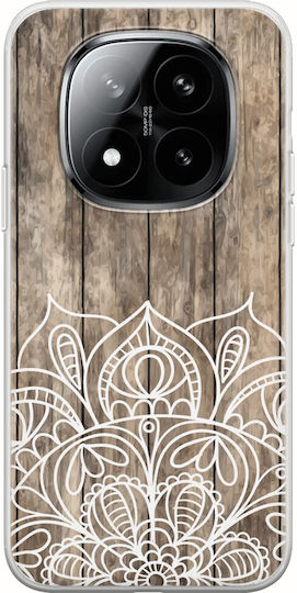 Wooden Mandala Xiaomi Redmi Note 15 Pro+ 5g Flexible Tpu Διάφανη Σιλικόνη