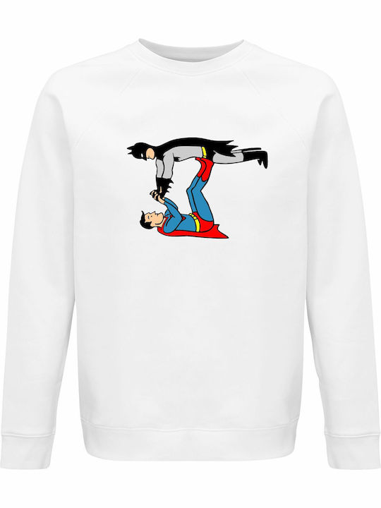 Sweatshirt Organic Unisex " Batman & Superman S...