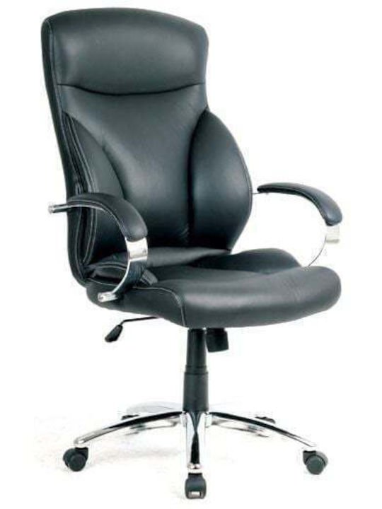 Executive Office Chair with Recline and Adjustable Arms Black