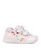 Kids Sneakers Anatomic with Hoop & Loop Closure White