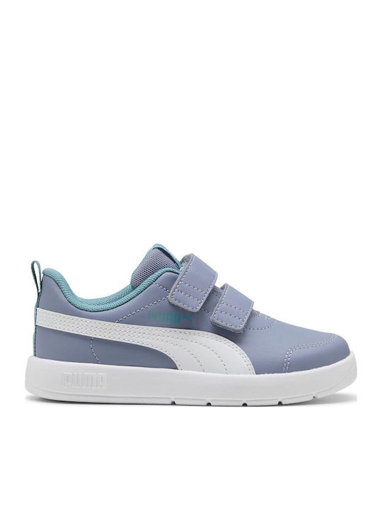 PUMA Courtflex V3 V Ps Παιδικά Sneakers με Σκρα...