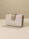 Small Women's Wallet Beige Art