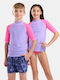 Arena Kinder Badebekleidung Rashguard Lila