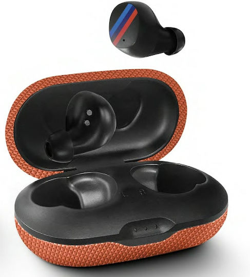BMW Bluetooth Kopfhörer In-Ear mit Schweißbeständigkeit und Ladekoffer Orange